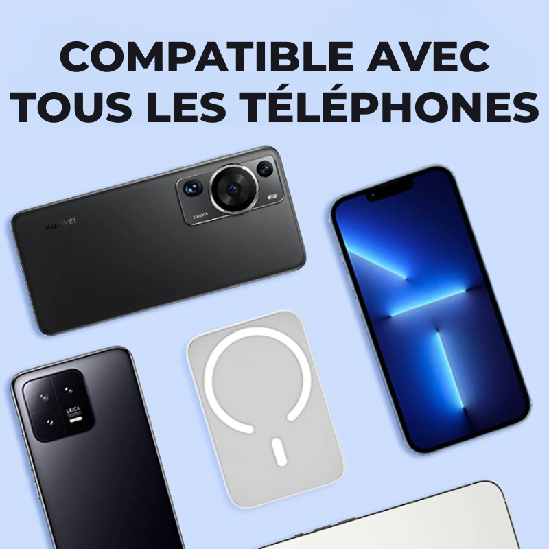 Batterie Externe Magnétique Voltéa™ | Recharge Sans Fil & Rapide